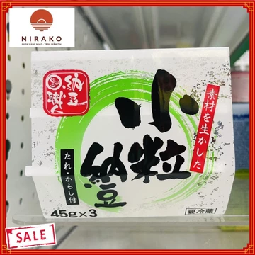 [CHỈ GIAO HOẢ TỐC] Đậu nành lên men natto 135g Nhật Bản ( 1 set gồm 3 hộp)