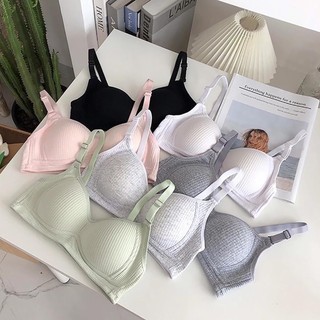 Combo 3 áo ngực nữ mút mỏng cotton thoáng mát -Set 3 áo lót nữ cao cấp không gọng dây 3 nấc cài A414