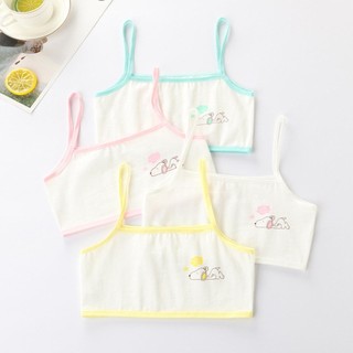 Combo 5 Áo lót nữ học sinh cotton không mút ngực - Set 5 Áo lá dây học sinh mảnh thoáng mát A154