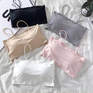 Combo 3 Áo bra su trơn mềm mịn thoáng mát - Set 3 Áo lót 2 dây mảnh mút mỏng tháo rời tiện lợi B8881