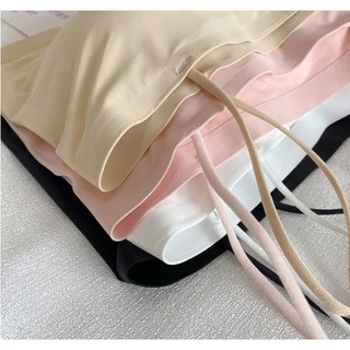 Combo 3 Áo bra su trơn mềm mịn thoáng mát - Set 3 Áo lót 2 dây mảnh mút mỏng tháo rời tiện lợi B8881