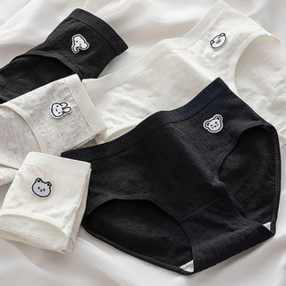 Set 5 Quần lót nữ cotton thấm hút hình đáng yêu - Combo 5 Quần chip đáy may 2 lớp kháng khuẩn LA68