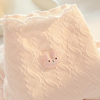 Combo 5 Quần lót nữ cotton viền ren mềm mại thoát mát - Set 5 Quần chip nữ đính item gấu cute L2861