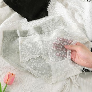 Combo 3 Quần lót nữ ren hoa quyến rũ - Set 3 Quần chip nữ cạp vừa ôm dáng sexy không lộ viền L2018