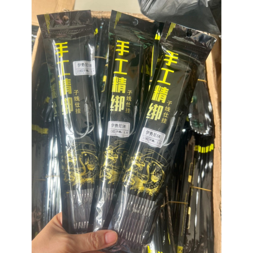 [Vỉ 10c] Thẻo đôi buộc sẵn - Thẻo đôi chuyên câu đơn câu đài đủ size - Lưỡi câu cá thẻo đôi -CO hbngvva345 gabxtvfaz6868