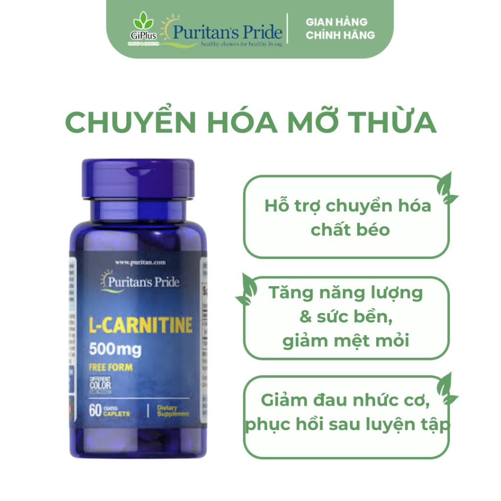 puritan pride l carnitine 500 mg Viên Uống Hỗ Trợ Chuyển Hóa Mỡ Thừa, Tăng Cường Năng Lượng Puritan's -Carnitine 500mg BEYOND RAW Chemistry Labs Numbuzin deep hydration face wash. Contenance:30 ml (1 fl oz)