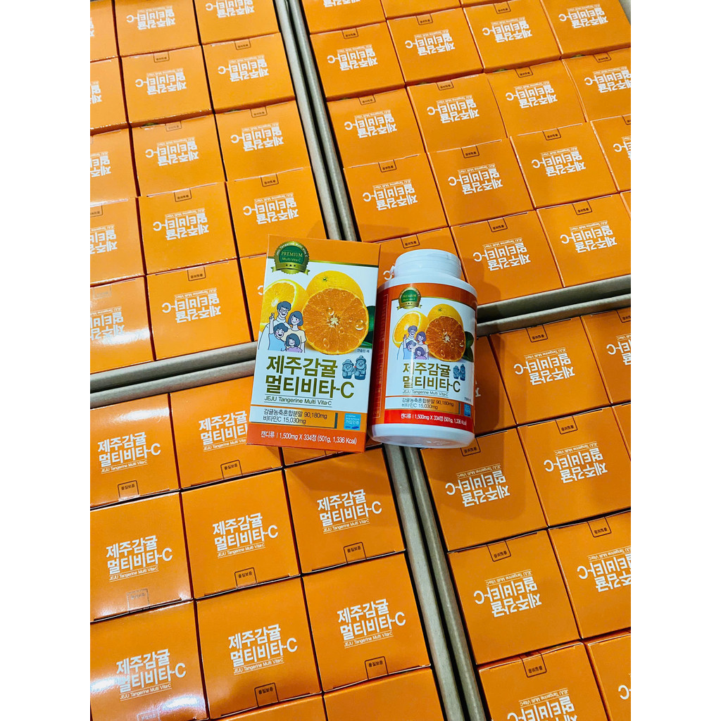 [DATE 11-2027]  VITAMIN C JEJU CHUẨN HÀN QUỐC (Hộp 334 viên) lọ 500g