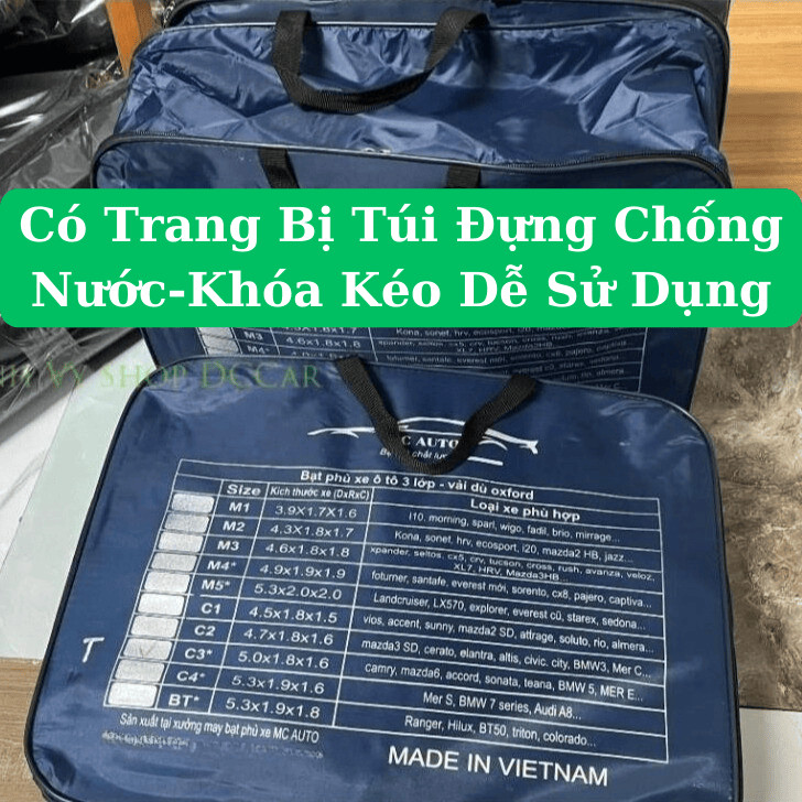 Bạt Che Phủ Xe Chevrolet Trax cao cấp-Cách nhiệt 3 lớp