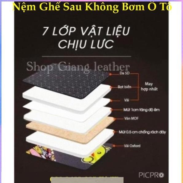 Đệm Nằm Sau Xe Hơi 6 Mảnh Gấp Gọn Cứng Cáp Bền Bỉ Bảo Hành 12 Tháng