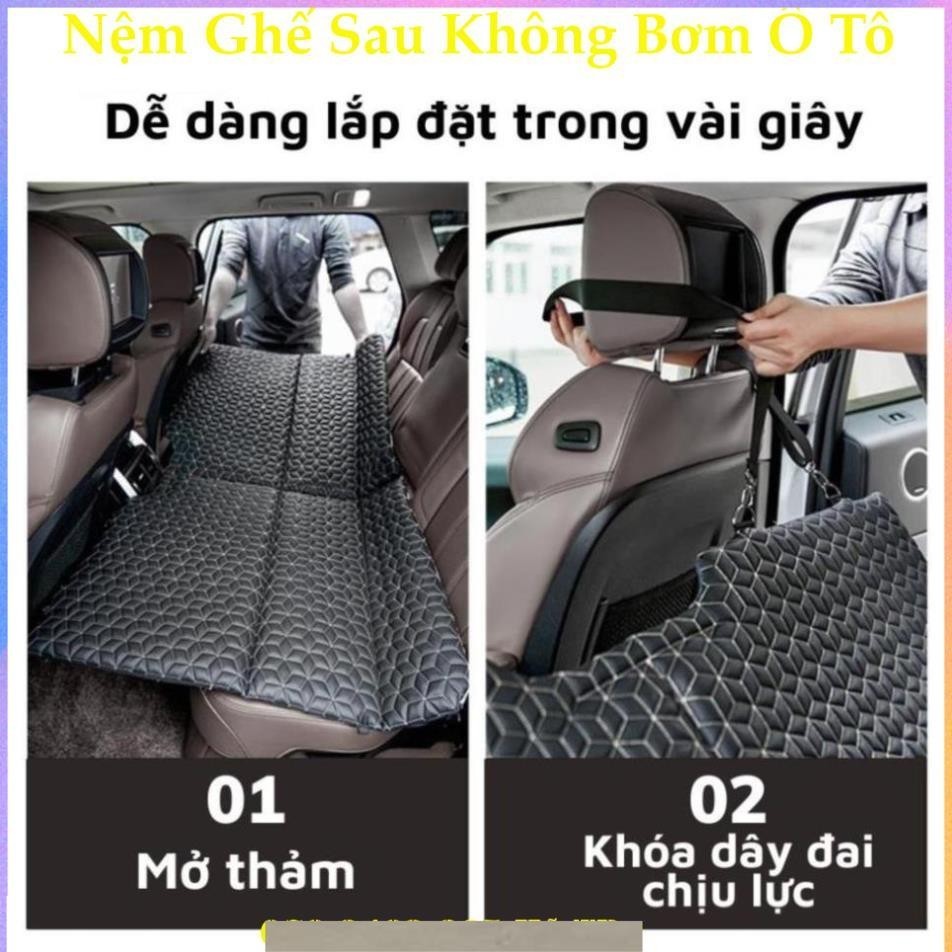 Đệm Nằm Sau Xe Hơi 6 Mảnh Gấp Gọn Cứng Cáp Bền Bỉ Bảo Hành 12 Tháng