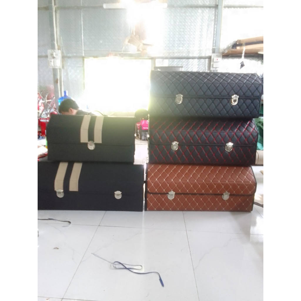 Thùng Đựng Đồ Cốp Ô Tô Da 6d Nhiều Màu Sắc Hàng Đẹp Cao Cấp Bảo Hành Chất Lượng 12 Tháng