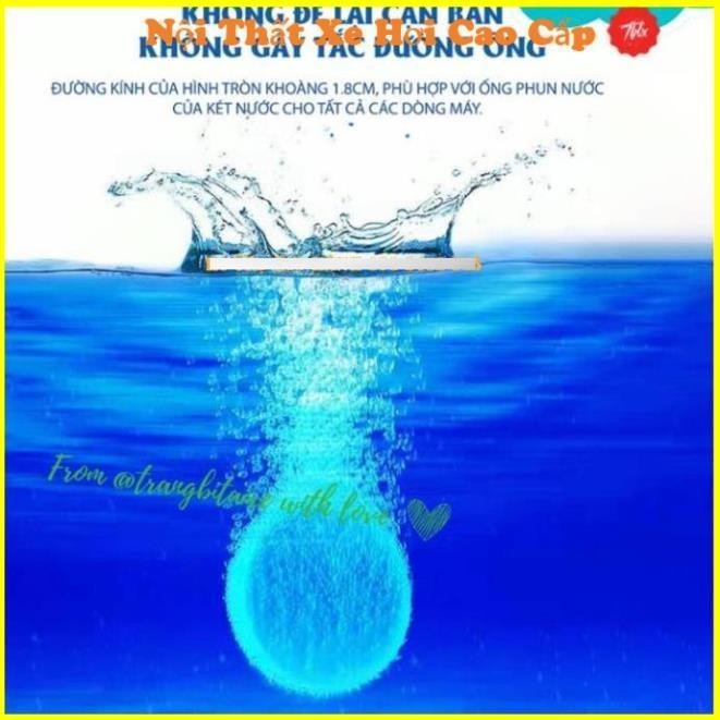 20 Viên Sủi Rửa Kính Ô Tô Làm Nước Rửa Kính Lái Gạt Mưa Xe Hơi Hoặc Lau Cửa Kính Kính Văn Phòng Siêu Sạch Siêu Rẻ