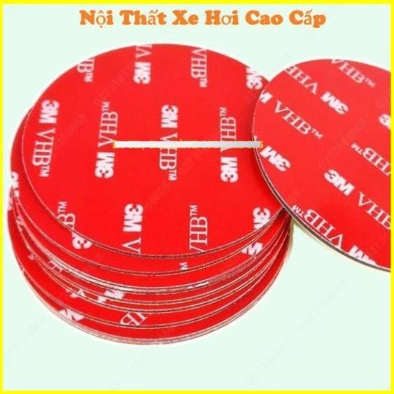 10 Miếng Dán 3m 2 Mặt Hình Tròn 2cm 2,5cm 3cm Siêu Bám Dính Băng Keo 3m Gắn Gopro Cam Hành Trình Đồ Gia Dụng