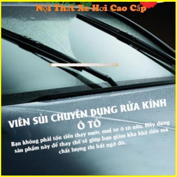 20 Viên Sủi Rửa Kính Ô Tô Làm Nước Rửa Kính Lái Gạt Mưa Xe Hơi Hoặc Lau Cửa Kính Kính Văn Phòng Siêu Sạch Siêu Rẻ