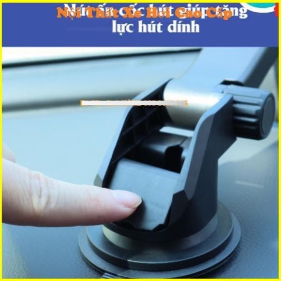 Giá Đỡ Điện Thoại Trên Ô Tô Xoay 360 Độ Có Đế Hít Kính Tùy Chỉnh Độ Dài Linh Hoạt Kẹp Điện Thoại Xe Hơi Cao Cấp