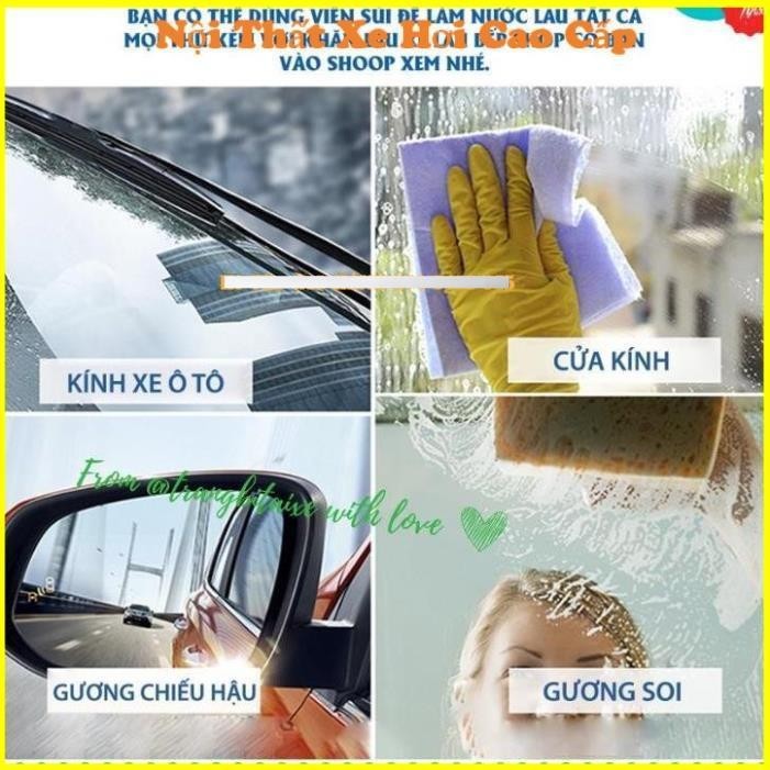 20 Viên Sủi Rửa Kính Ô Tô Làm Nước Rửa Kính Lái Gạt Mưa Xe Hơi Hoặc Lau Cửa Kính Kính Văn Phòng Siêu Sạch Siêu Rẻ