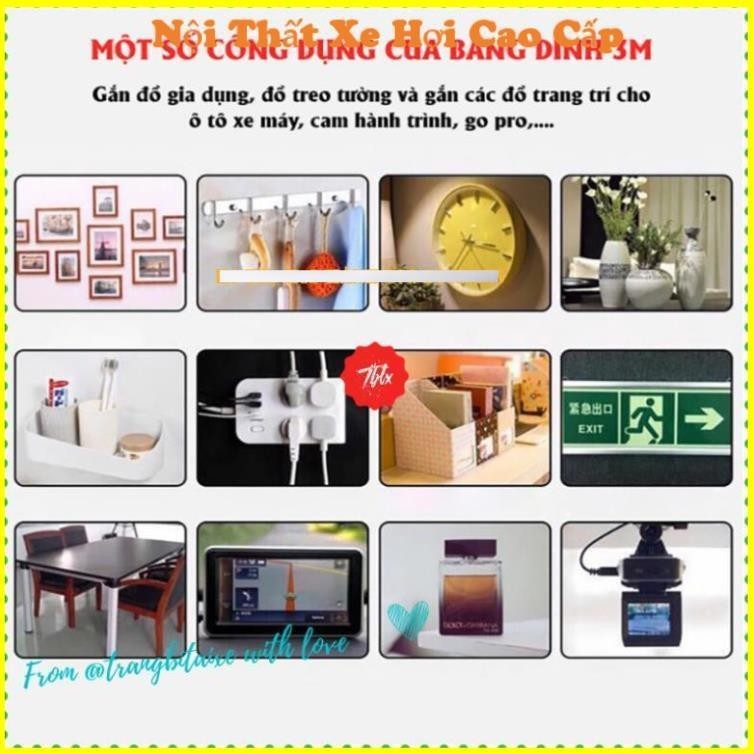10 Miếng Dán 3m 2 Mặt Hình Tròn 2cm 2,5cm 3cm Siêu Bám Dính Băng Keo 3m Gắn Gopro Cam Hành Trình Đồ Gia Dụng