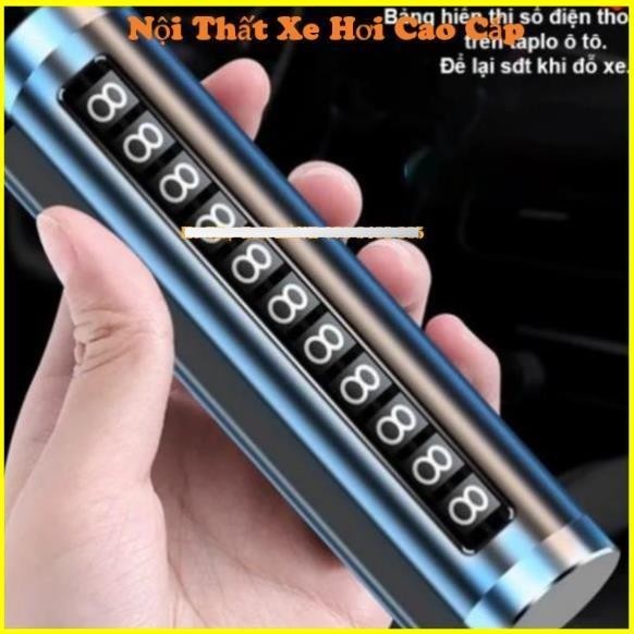 Bảng Số Điện Thoại Ô Tô Có Trục Quay Cao Cấp Kim Loại Ghi Lại Số Phone Gắn Trên Taplo Xe Hơi Lúc Đỗ Xe