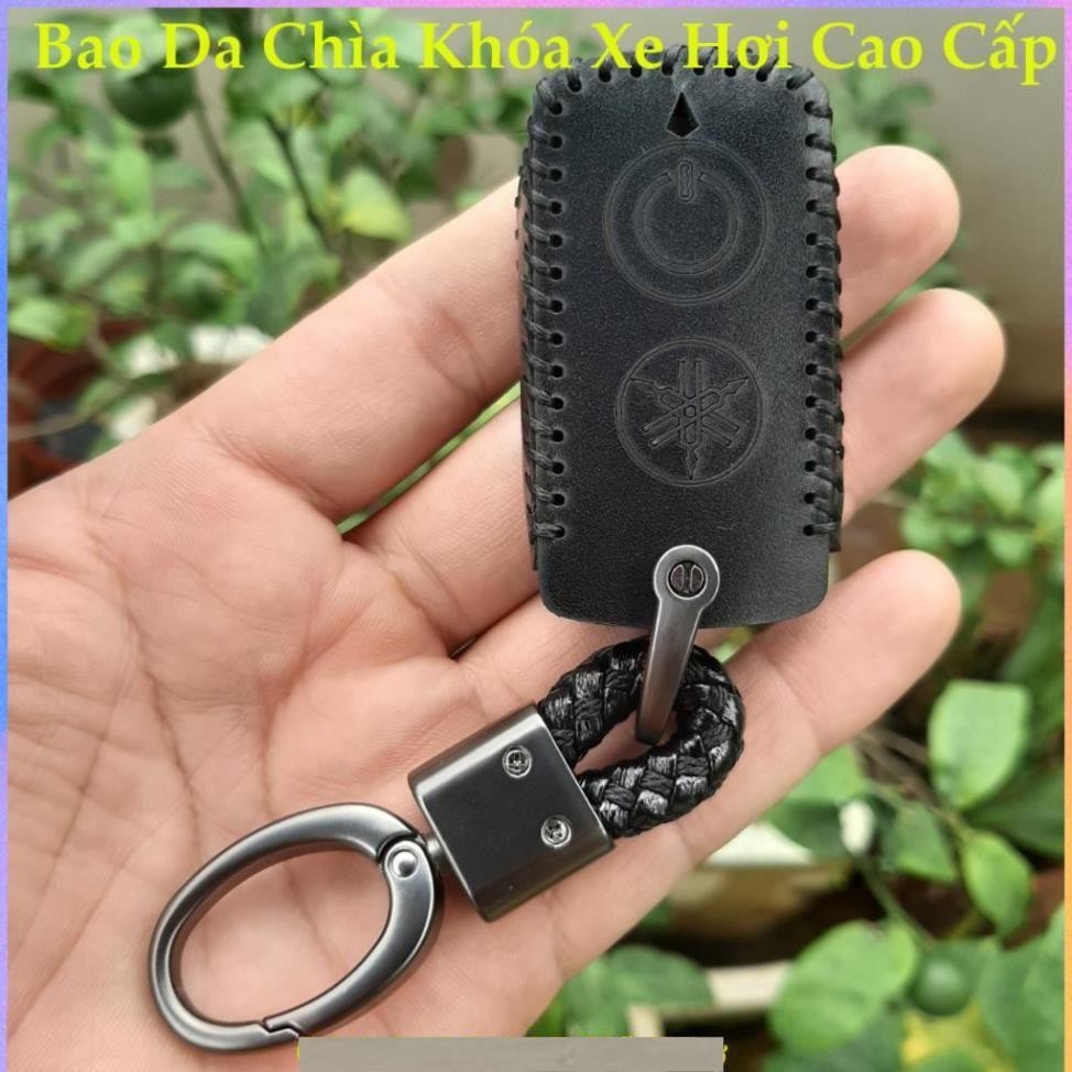 Bao Da Chìa Khóa Smartkey Yamaha NVX, Janus, Nozza Grande, FreeGo, Latte, Exciter 155 VVA da bò thật, bảo hành 2 năm