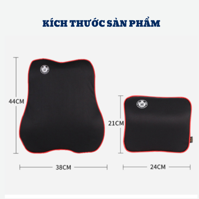 Gối Tựa Đầu  Cao Su Non Ngồi Ghế Ô Tô, Tựa Lưng Văn Phòng, Gối Đầu Bàn Làm Việc Cao Cấp