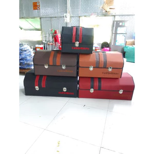 Thùng Hộp Đựng Đồ Da Cất Cốp Ô Tô Xe Hơi Gấp Gọn Sang Trọng