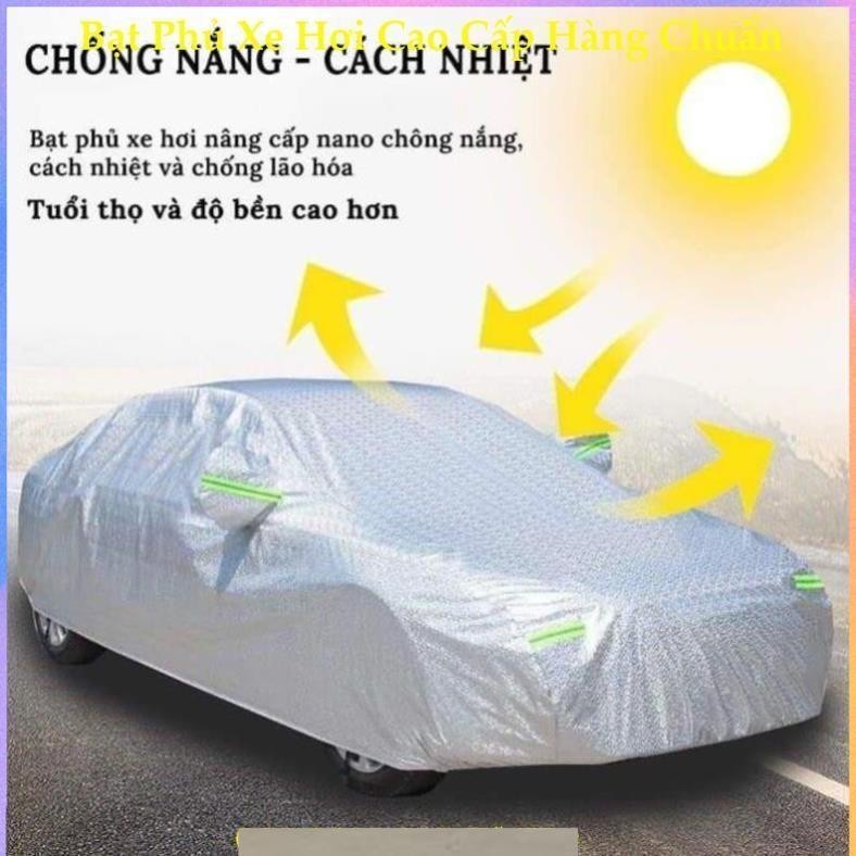 Bạt phủ ô tô Hyundai Santafe cao cấp-Chống nắng, chống nóng 3 lớp