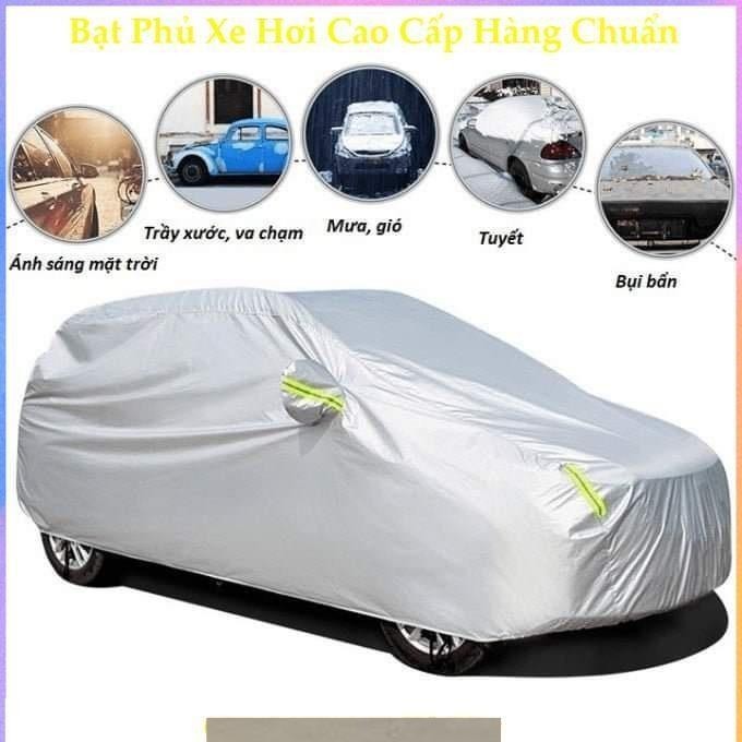 Bạt Phủ Xe Ô Tô SUZUKI Celerio Cao cấp-cách nhiệt 3 lớp tráng nhôm, chống nóng, chống nắng,bảo vệ xe