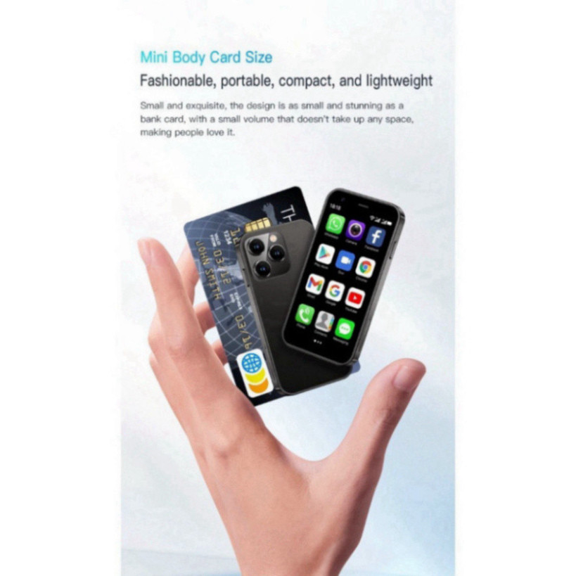 SOYES XS15 Pro Mini Smartphone, 3G Dual SIM Teléfono Móvil 2GB 16GB