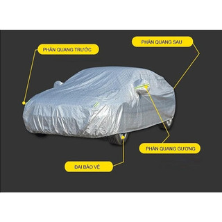 Bạt phủ ô tô Hyundai Sonata cao cấp-Chống nắng, chống nóng 3 lớp