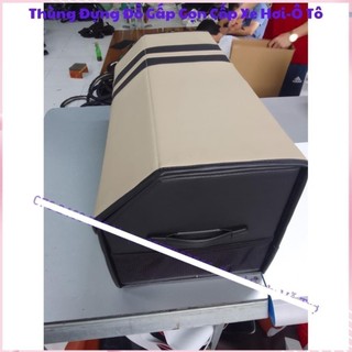 Thùng Hộp Đựng Đồ Da Cất Cốp Ô Tô Xe Hơi Gấp Gọn Sang Trọng