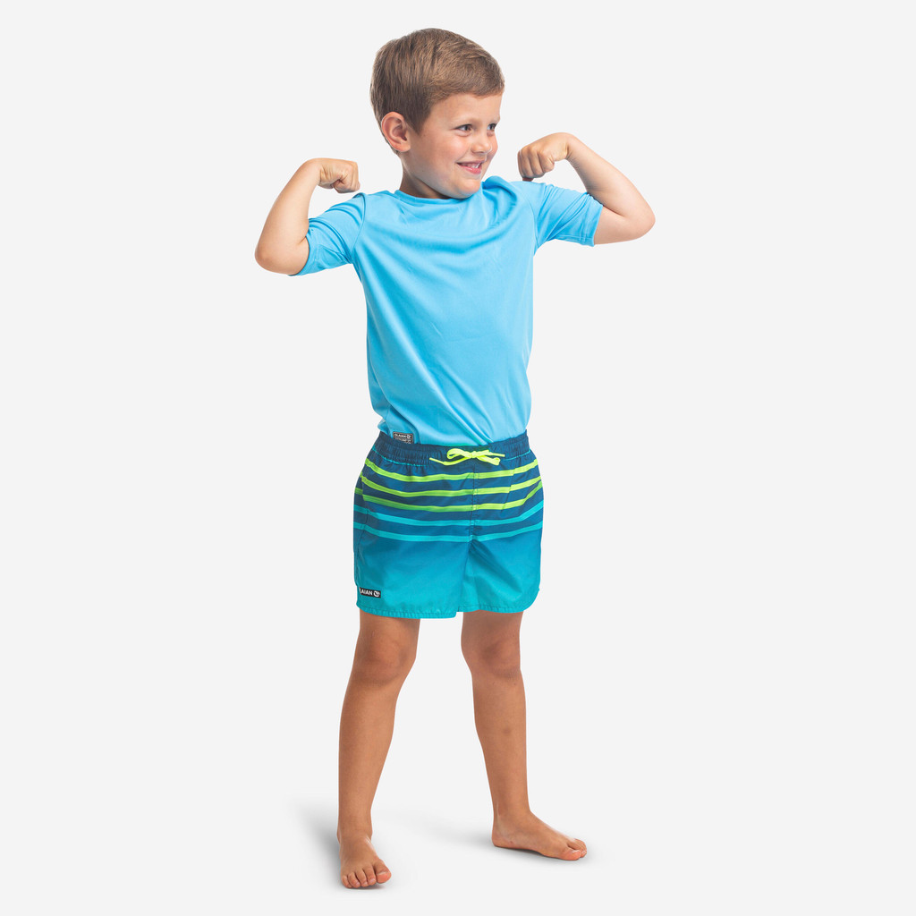 Ảnh Quần short lướt ván 100 tokyo cho trẻ em ngọc lam DECATHLON olaian mã 8559017 1