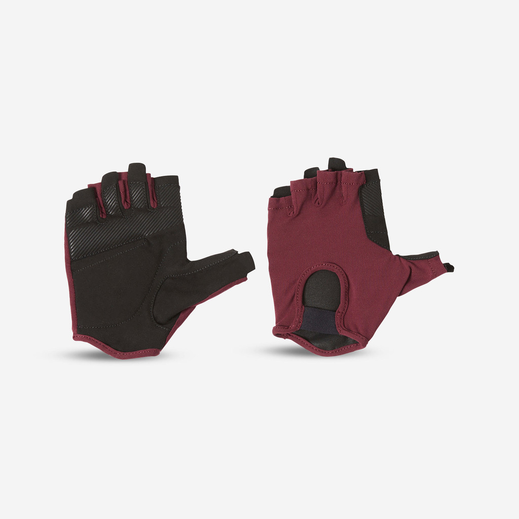 Ảnh Găng tay tập tạ thoáng khí cho nữ đỏ sẫm DECATHLON DOMYOS mã 8595216 4