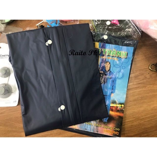 Bộ Quần Áo Đi Mưa Vải Pvc Size Xl