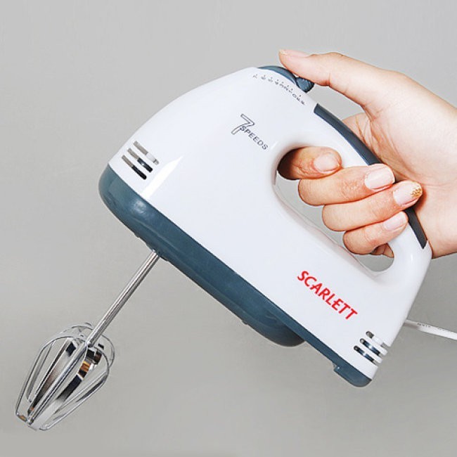 Máy Đánh Trứng Scarlett 7 Cấp Độ 260W Đánh Mạnh Tiện Dụng