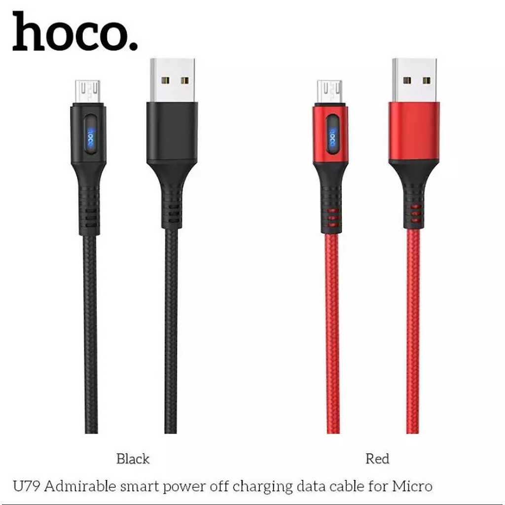 Cáp Sạc Nhanh Hoco U79 2.4A Cổng Micro Usb Dài 1.2M