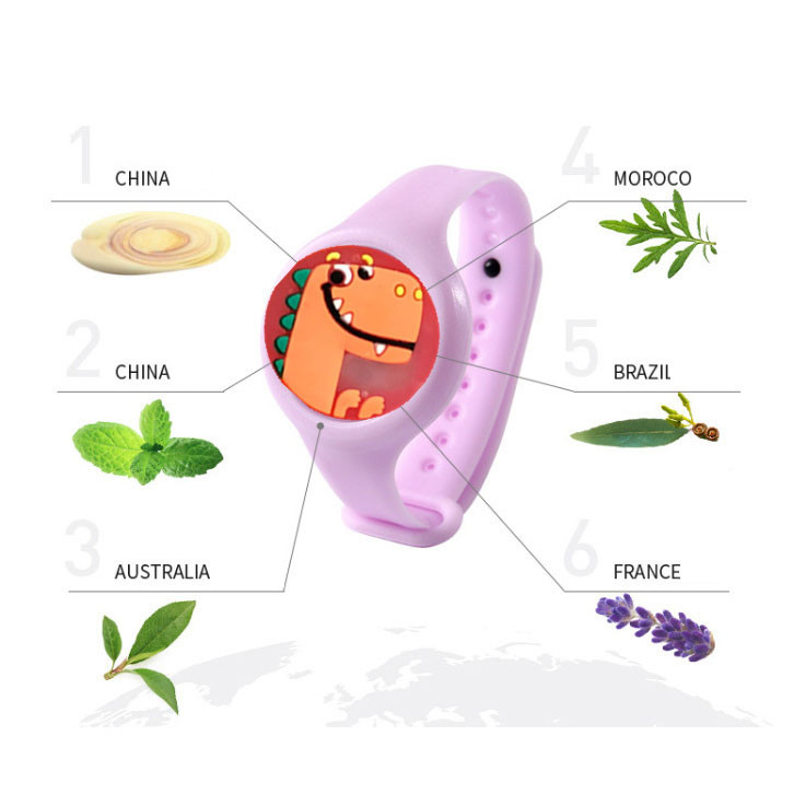 Đồng Hồ Đeo Tay Tinh Dầu Đuổi Muỗi Cho Bé Có Đèn Led