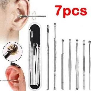 Bộ Dụng Cụ Ráy Tai 7 Món Bằng Chất Liệu Inox An Toàn