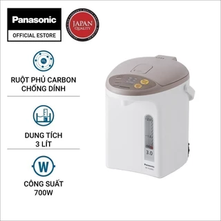 Bình Thủy Điện Panasonic NC-0CSY - Bảo Hành 12 Tháng - Hàng Chính Hãng - Trắng