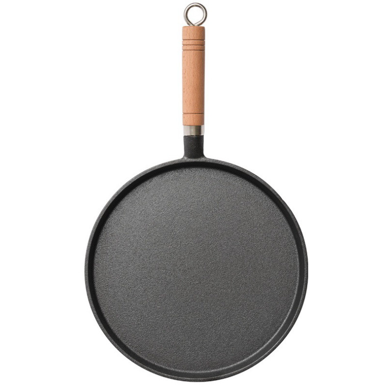 Chảo Gang Làm Bánh Chống Dính, Chảo Đổ Bánh Xèo, Chảo Rán Chống Dính Size 20/26cm Dùng Cho Mọi Loại Bếp