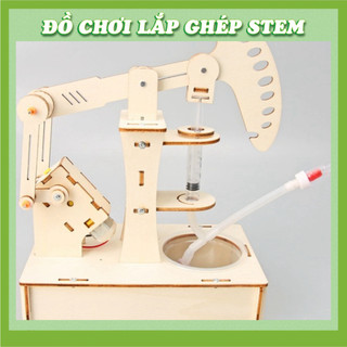 Máy bơm dầu thủy lực - Đồ chơi giáo dục STEM STEAM - Học liệu