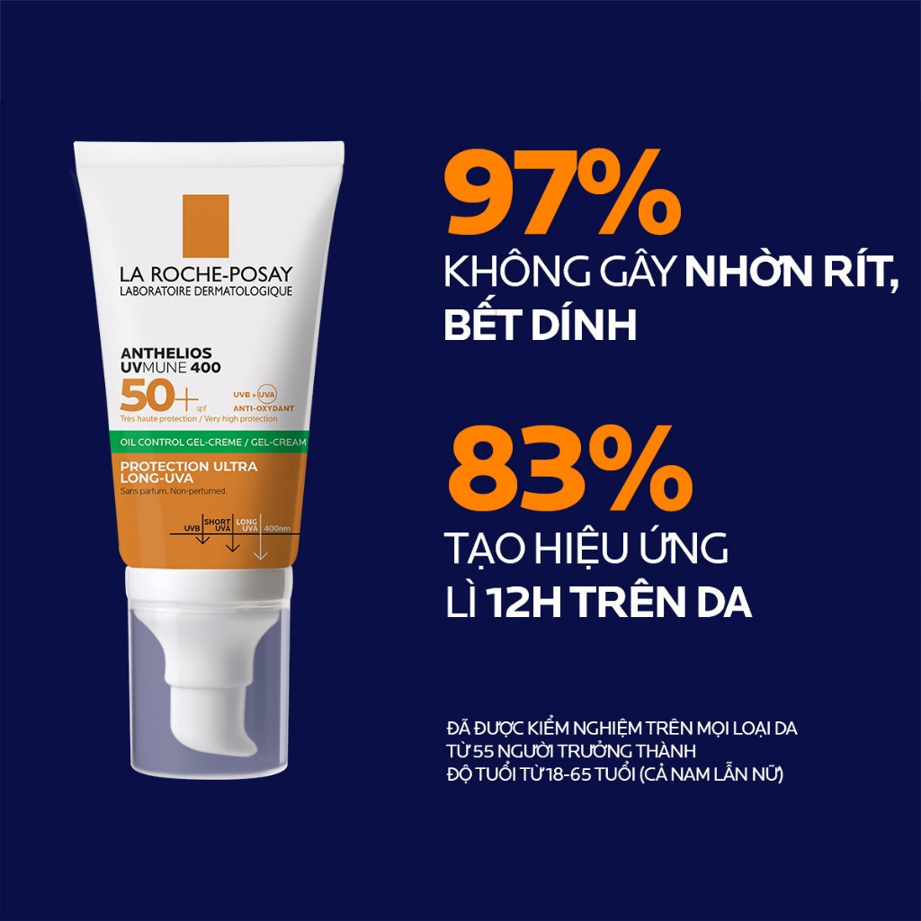 Ưu điểm Kem chống nắng La Roche-Posay Anthelios UVMUNE 400