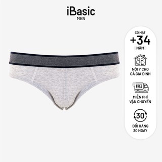 Combo pack 3 quần lót nam iBasic brief cotton USA kháng khuẩn PANM123-PA3