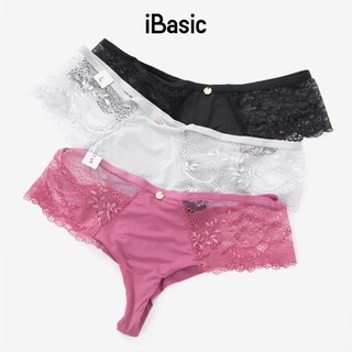 Quần lót nữ iBasic ren phối thun lạnh lọt khe PANW167