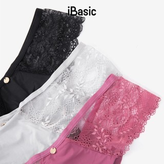 Quần lót nữ iBasic ren phối thun lạnh lọt khe PANW167