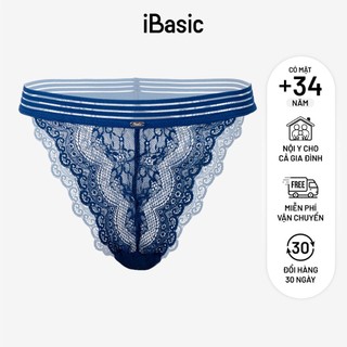 Quần lót nữ iBasic lọt khe phối ren dệt xuyên thấu PANW144