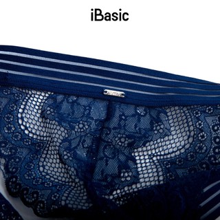 Quần lót nữ iBasic lọt khe phối ren dệt xuyên thấu PANW144