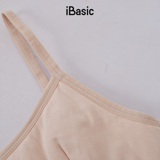 Pack 2 Áo lót nữ học sinh dây nhỏ cotton USA kháng khuẩn iBasic BRAT027-PA2