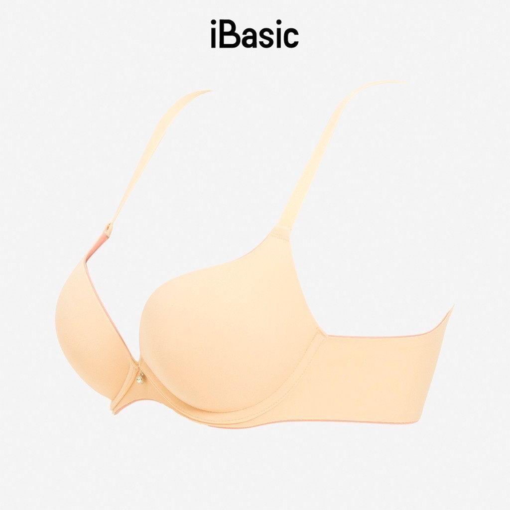 Ảnh Áo ngực có gọng iBasic mút dày trơn phối màu viền cup T-shirt BRAW154 4