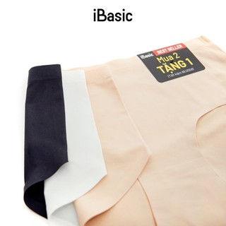 [MUA 2 TẶNG 1] Pack 3 combo quần lót su nữ lưng cao không đường may không lộ viền iBasic PA3V189