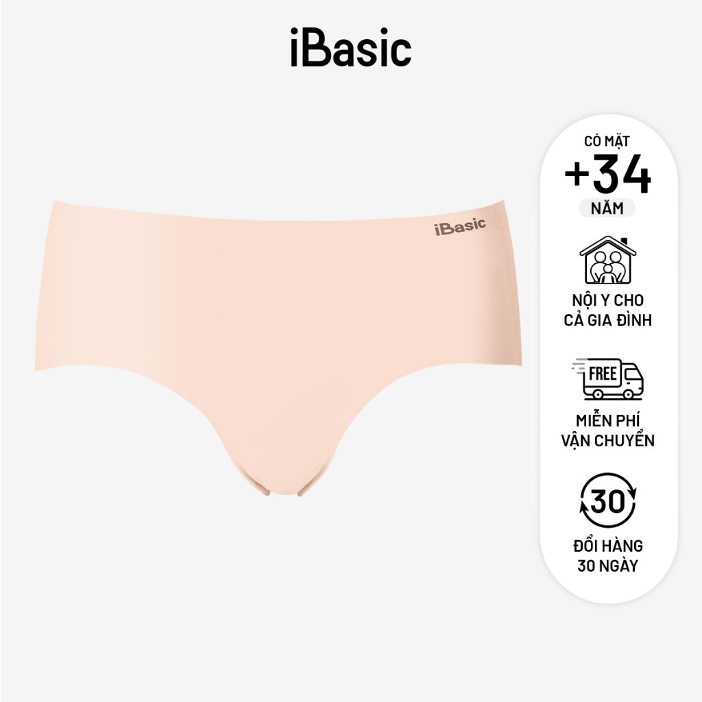 Ảnh Pack 3 combo quần lót nữ su lưng vừa không đường may không lộ viền iBasic PA3V188 và Pack 3 V199 3 màu da 4